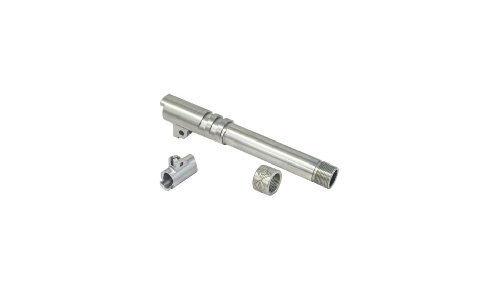 Fusion Firearms 1911 38 Super Commander UMG Barrel, Standard, Threaded, Stainless Steel, 1911-BBL-1-107