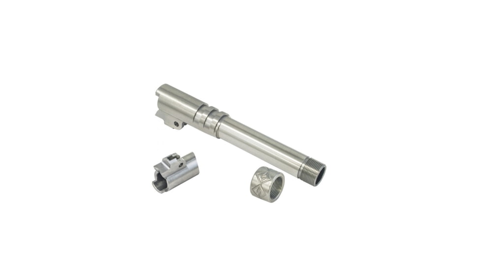 Fusion Firearms 1911 40 S&amp;W Commander UMG Barrel, Wilson/Nowlin, Threaded, Stainless Steel, 1911-BBL-1-22