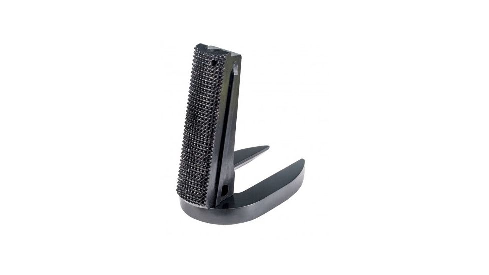 Fusion Firearms 1911 Mag-well Mainspring Housing Gov Checkered, Black, 1911-MSH-27-3