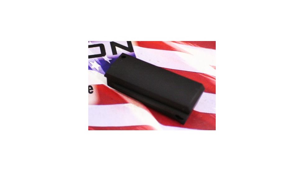 Fusion Firearms 1911 Mainspring Housing Alloy Officer Plain, Black, 1911-MSH-27-41