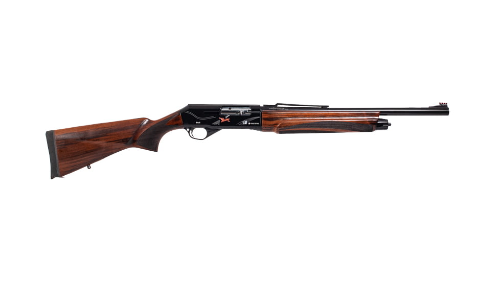 Fusion Firearms Bull Prime Combo Slug 3in Semi-Auto Shotgun, 12 Gauge, 28/20in BBL, Walnut Stock, Front Fiber Optic/Bead Sight, Blued, BULLPRIME