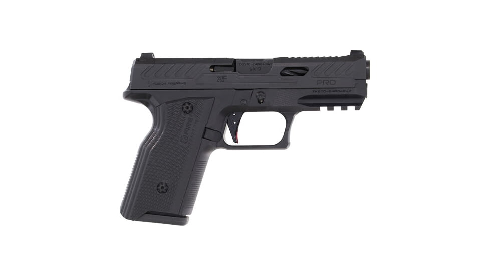 Fusion Firearms XF Pro Semi Auto Pistol, 9mm Luger, 4 in Barrel