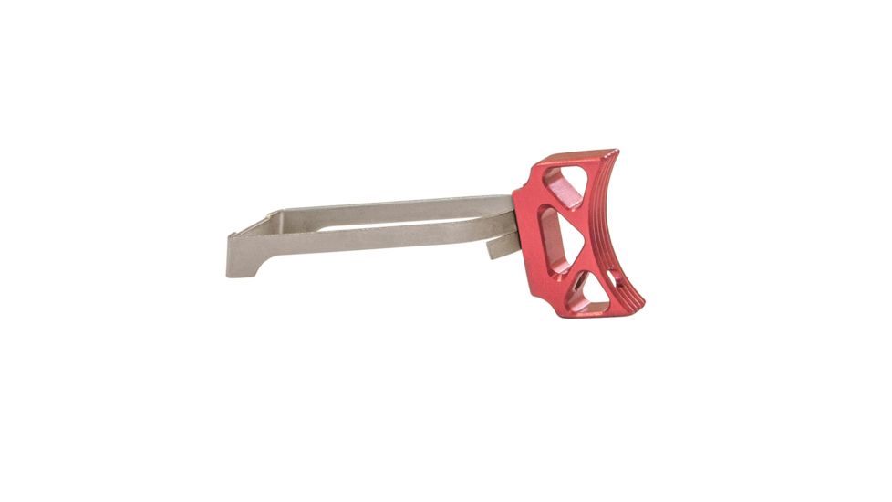 Fusion Firearms UMG 1911 Flat K Trigger, Red, 1911-utrg-Red3