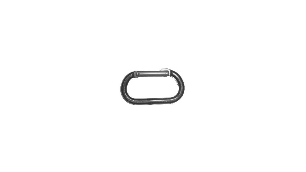 Fusion Supreme Oval Aluminum Carabiner, Silver 101921
