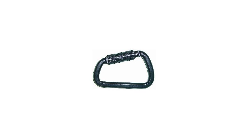 Fusion Tacoma Steel Modified D Carabinder, Black 101902