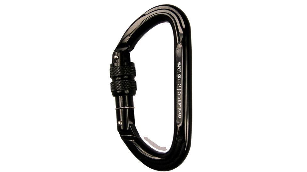 Fusion Vapor Caribiner, Black, FP-8122B-SG