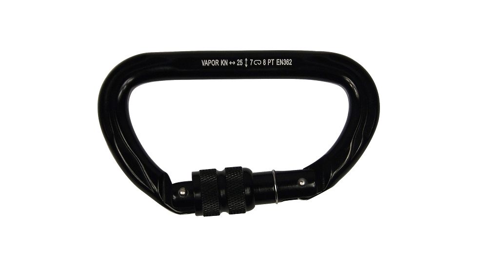 Fusion Vapor Caribiner, Black, FP-8122B-SG