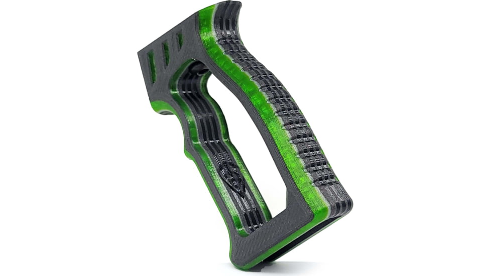 Future Forged Vektor-AK-47 Grip, Carbon Black/Venom Green, VHG47G