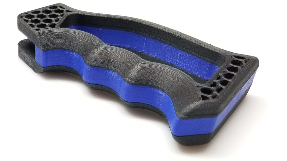 Future Forged Vektor Hybrid Grip, AR-15, Carbon Fiber, SG-1 Frame, Blue/Carbon Black, VHGSGTT1B