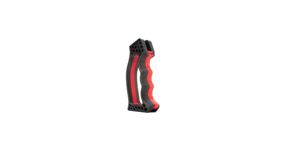 Future Forged Vektor Hybrid Grip, AR-15, Carbon Fiber, SG-2 Frame, Red/Carbon Black, VHGSGTT2R