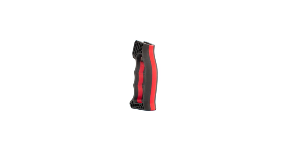 Future Forged Vektor Hybrid Grip, AR-15, Carbon Fiber, SG-2 Frame, Red/Carbon Black, VHGSGTT2R