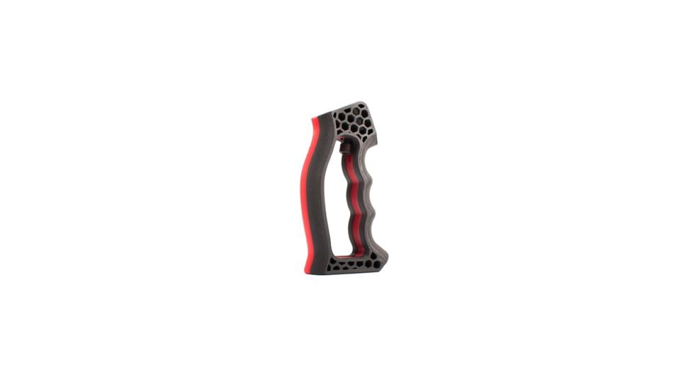 Future Forged Vektor Hybrid Grip, AR-15, Carbon Fiber, SG-2 Frame, Red/Carbon Black, VHGSGTT2R