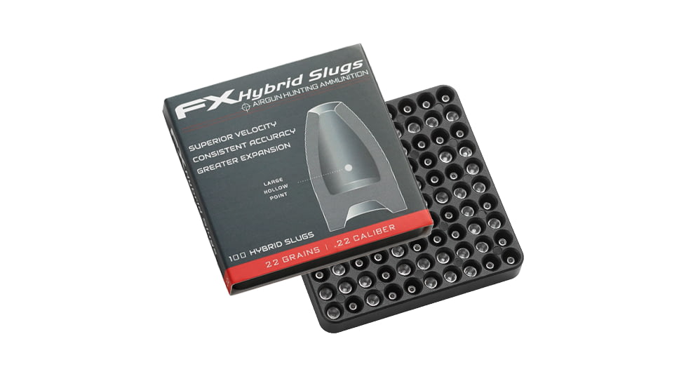 FX Hollow-Point Hybrid Slug, .22 Caliber , 22 Grain, 100 Rounds, FXHS917411