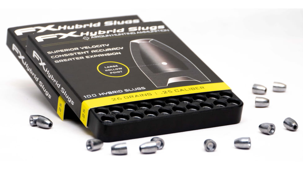 FX Hollow-Point Hybrid Slug, .25 Caliber, 26 Grain, 100 Rounds, FXHS917428