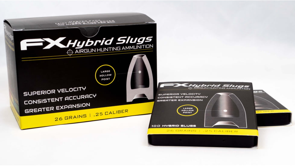 FX Hollow-Point Hybrid Slug, .25 Caliber, 26 Grain, 100 Rounds, FXHS917428