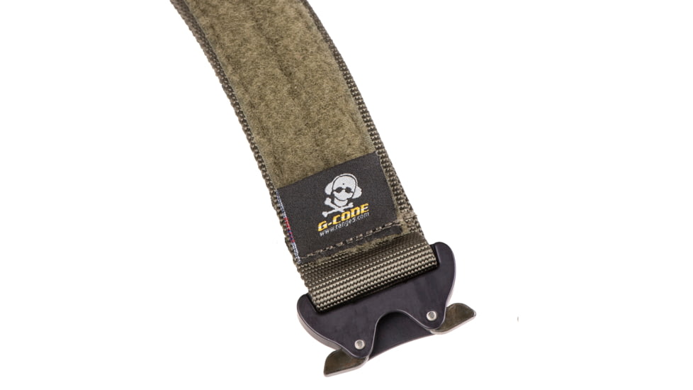 G-Code Active Response/Shooter Belt 1.75in, Grey, 4XL, Grey, 4XL 52in-56in, ASB-175-BELT-GY-4XL
