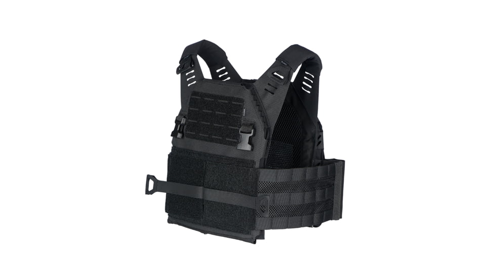 G-Code Assaulters Plate Carrier, Black, Large- SAPI, ESAPI and 10.125in x 13.25in cuts, up, SYNC-APC-1-BK-8RCB-LG
