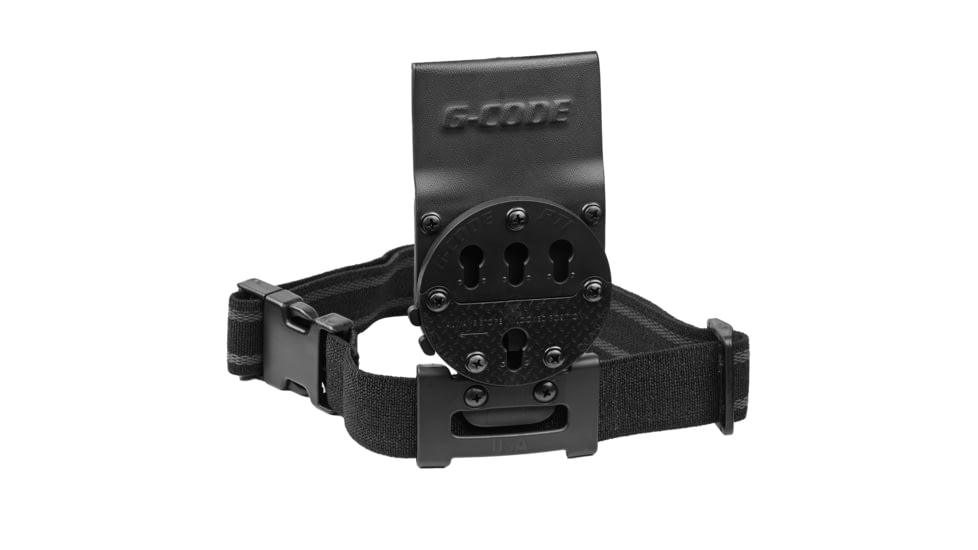 G-Code GCA200 STATIC GRIP RTI Optimal Drop Plastic Buckle Pistol Platform, Grey, GCA200-PB-GY