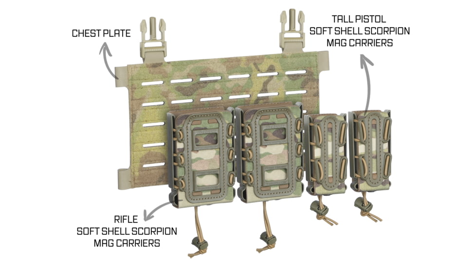 G-Code Scorpion 2x2 Placard, Ranger Green, SYNC013-RG
