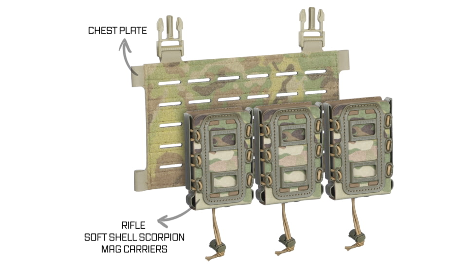 G-Code Scorpion 3x0 Placard, Multicam Green, SYNC009-GCMC