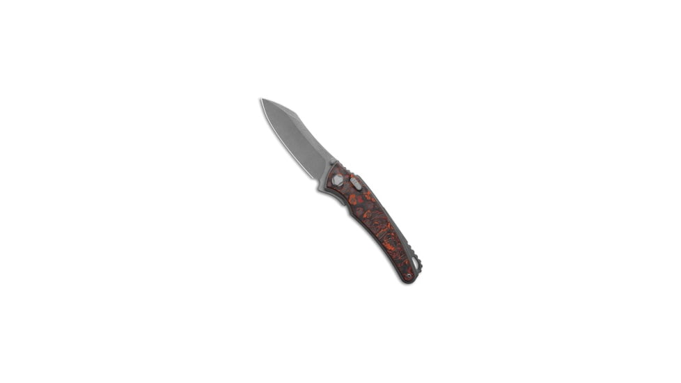 G&amp;G Hawk G&amp;G Hawk Custom Talon Flipper Knife Carbon Fiber- Mars Valley, Black/Red, M390, adult, BHQ-223901