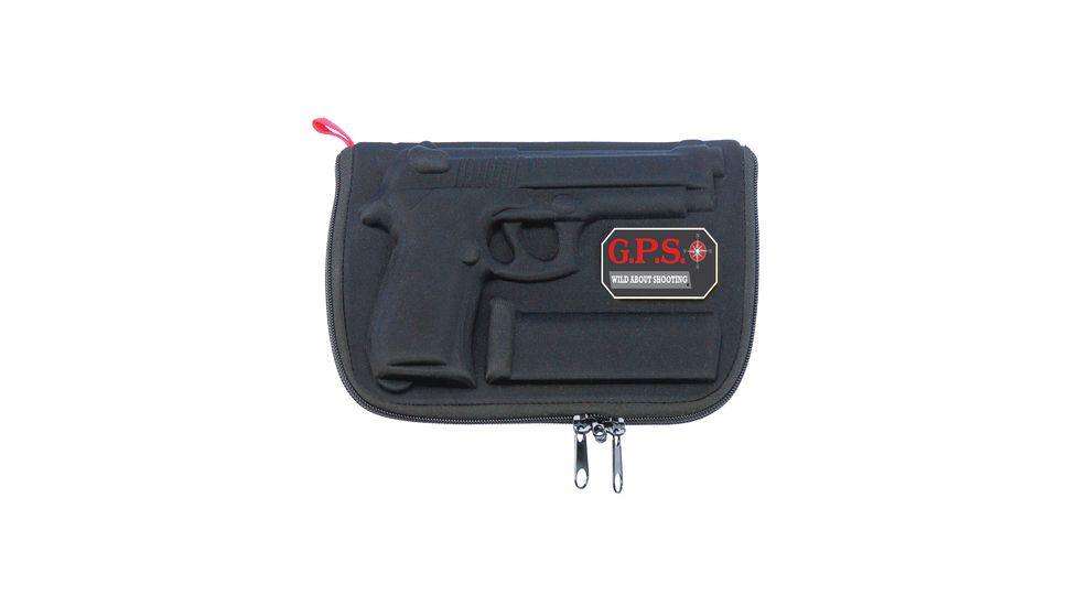 GPS Custom Model Pistol Case, Beretta, Black, GPS-909PC