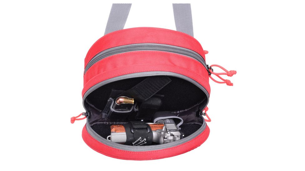 GPS Deceit &amp; Discreet Tow Strap Handgun Case, Red, GPS-D9004PCR