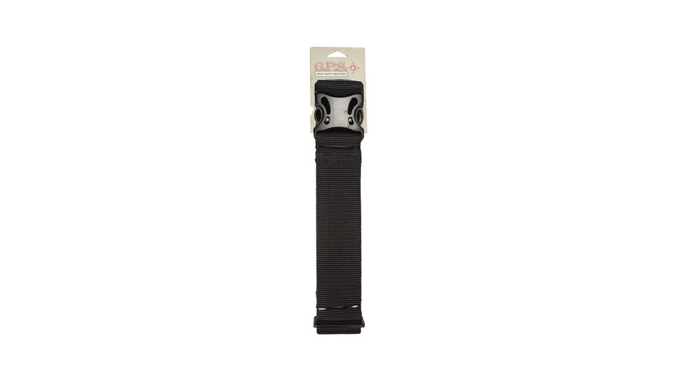 GPS Heavy Duty Web Belt, Black, GPS-5228TBB