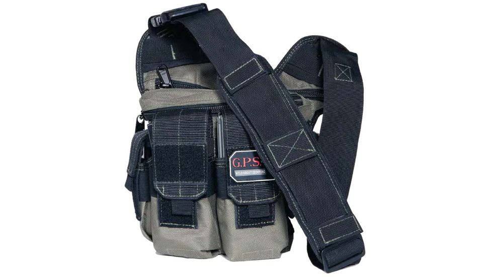 GPS Wild About Hunting Rapid Deployment Hand-Gun/Shell Holster Pack, Green/Black GPS-980RDP