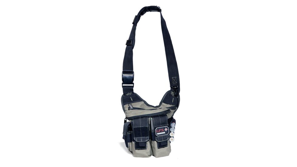 GPS Rapid Deployment Handgun/Shell Holster Pack, Black GPS-982RDP
