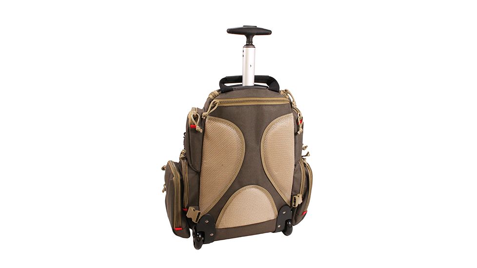 GPS Rolling Handgunner Range Backpack w/4 Handgun Cradle, Rifle Green/Khaki, GPS-1711ROBPRK