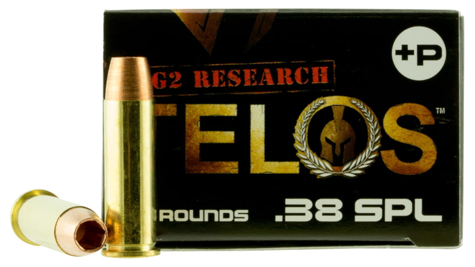 G2 Research TELOS 38SPL+ Telos 38 Special +P 105 Gr Copper Hollow Point 20 Bx/