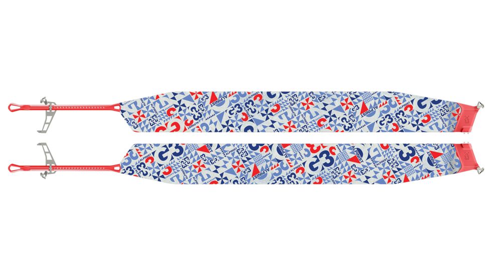 G3 Alpinist High Traction Splitboard Skins 140 mm-Blue/Grey/Orange-Long