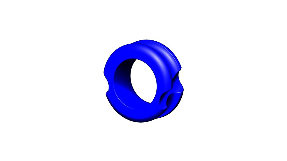 G5 Outdoors G5 Meta Peep Large Hunter 1/4'' Blue