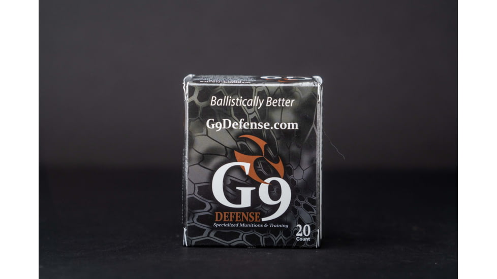 G9 Defense 10mm 95 Grain External Hollow Point Cooper Pistol Ammo, 20 Rounds, 40232258473