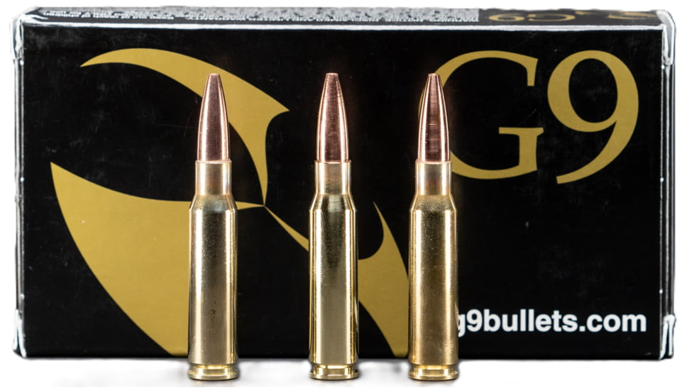 G9 Defense 308 Winchester 145 Grain Barrier Blind Hollow Point Brass Cased Rifle Ammo, 20 Rounds, B-308ALPHA-145