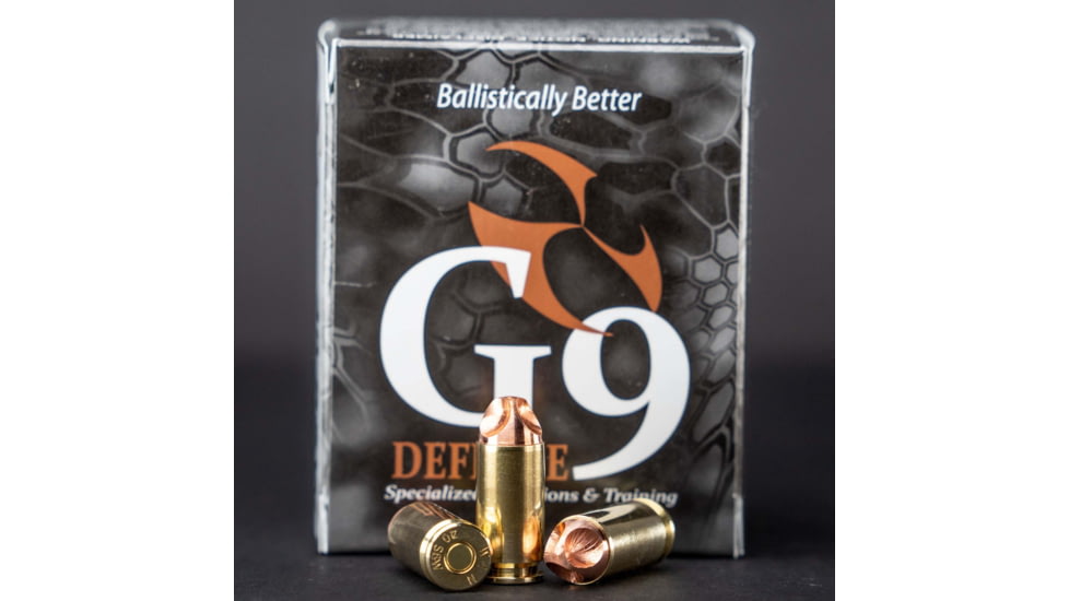 G9 Defense 40 S&amp;W 95 Grain External Hollow Point Cooper Pistol Ammo, 20 Rounds, 40232509957