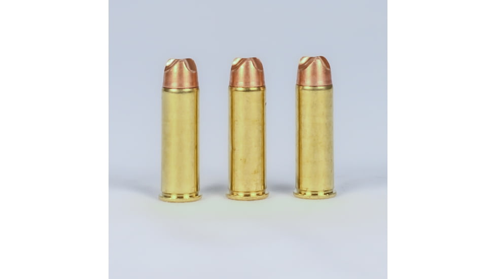 G9 Defense 44 Magnum 160 Grain External Hollow Point Brass Cased Pistol Ammo, 20 Rounds, E-44M-160A