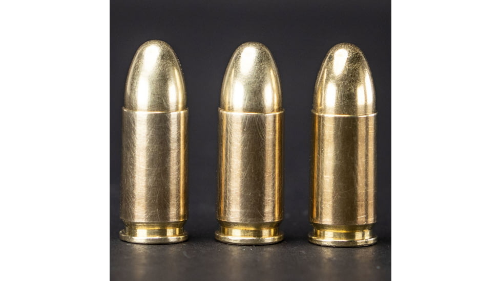G9 Defense 9mm Luger 115 Grain Full Metal Jacket Brass Cased Pistol Ammo, 500 Rounds, T-9MM-115D