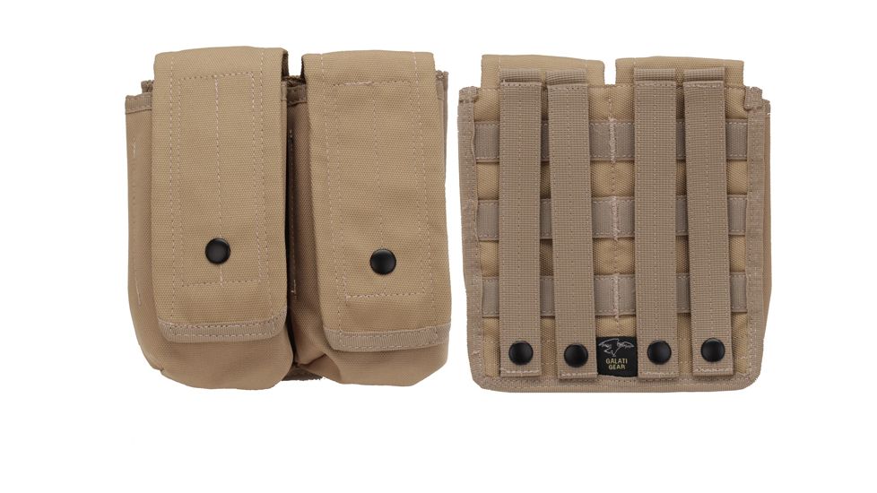 Galati Gear Mag Pouch, 30 Round, Tan, Molle AR1-AK Double 105928