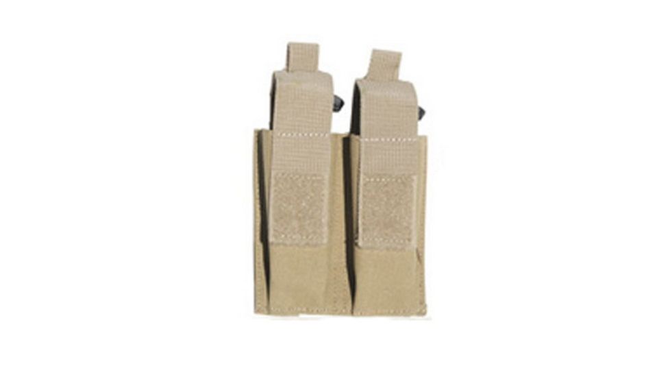Galati Gear MOLLE Pistol Magazine Pouch, Holds 2, Tan 105935