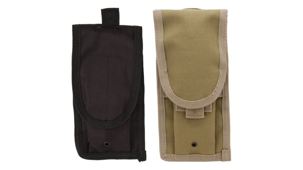 Galati Gear MOLLE Universal Flap Hoslter, Black, Tan