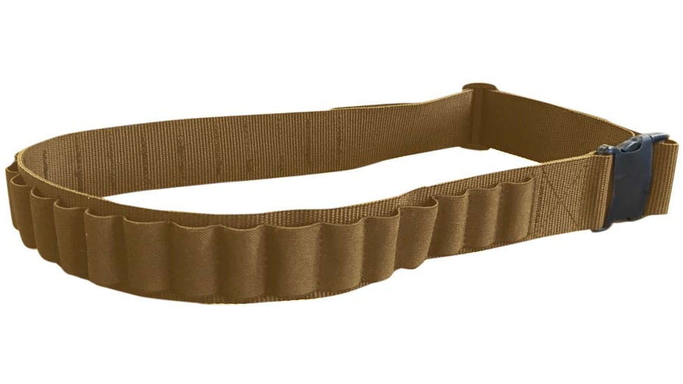 Galati Gear Universal Shotgun Belt w/25 Loops, Coyote Brown, 30in-54in, GLSGBELTCB