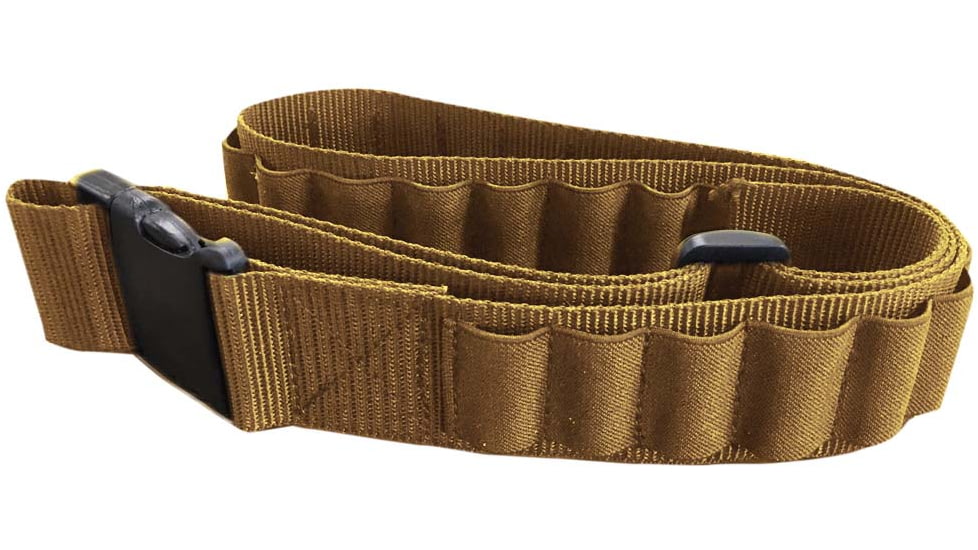 Galati Gear Universal Shotgun Belt w/25 Loops, Coyote Brown, 30in-54in, GLSGBELTCB