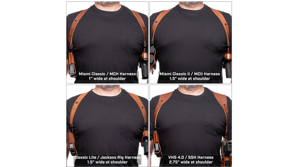 Galco 1in Wide XL Harness For System, Tan, SSHX10