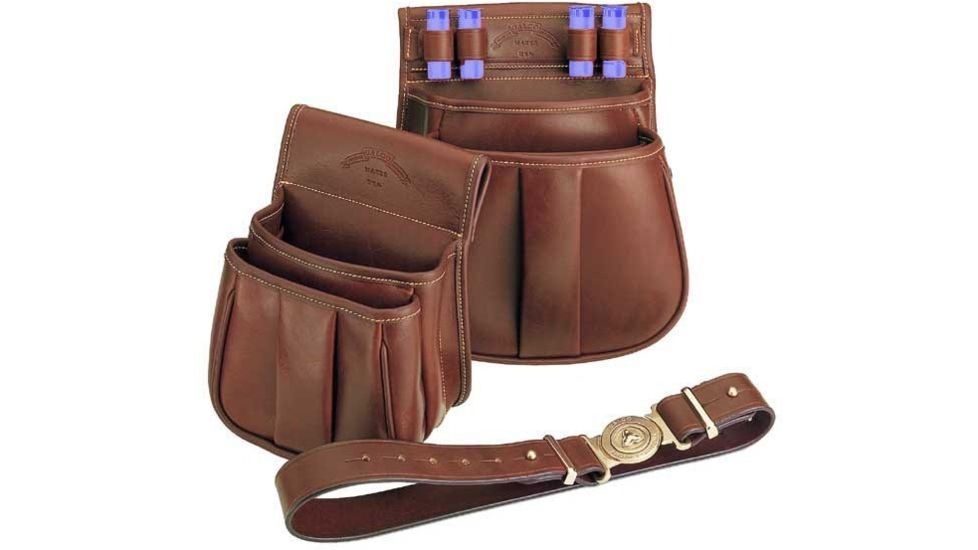 Galco 50 Ct Sporting Clays Shell Pouch Leather Chestnut SL1044CN