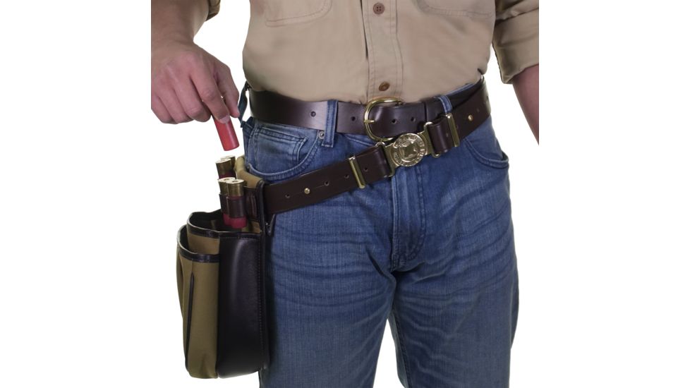 Galco Canvas & Leather Sporting Clays Pouch 50 CT CT1043DH