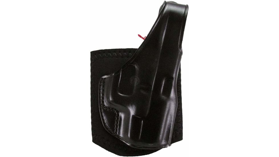 Galco Ankle Glove Leather Handgun Holster, Left Hand, Black, AG647