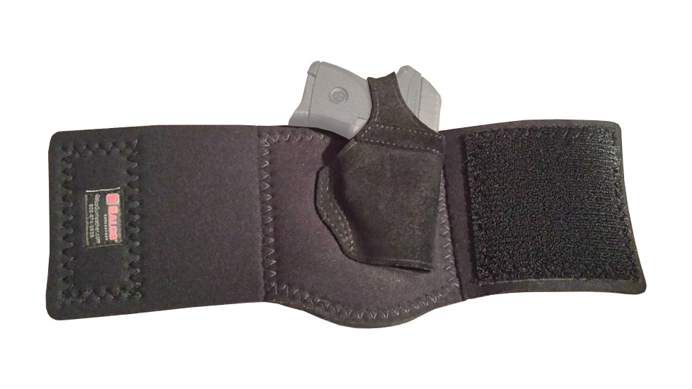 Galco Ankle Lite Leather Holster, Taurus PT709 Slim, Right Hand, Black, AL632
