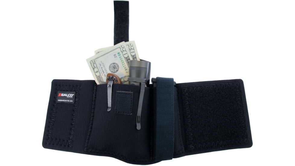 Galco Ankle Safe 3.0 Holster, Smith &amp; Wesson M&amp;P M2.0 4.25in, Ambidextrous, Black - AS3B